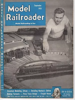 The Model Railroader Magazine September 1951 - 4 • $9.99