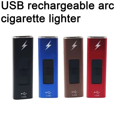 £7.39 • Buy Arc Plasma Electric Lighter Windproof USB Flameless Portable Gift Rechargeable