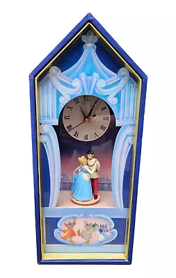 Vintage Cinderella Dancing Musical Clock Plays 'So This Is Love' Made In Taiwan • $63.15