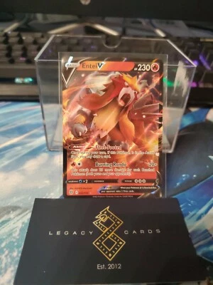 $1.85 • Buy 1x Entei V - 022/172 - Ultra Rare NM-Mint Pokemon- Brilliant Stars