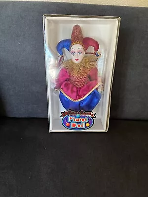 Pierot Doll Ceramic Clown Make Believe Ltd 1997 New In Box • $10
