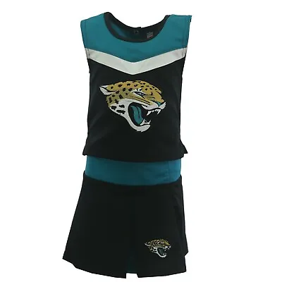 $16.99 • Buy Jacksonville Jaguars NFL Infant Toddler Girls Cheerleader 2 Piece Outfit Skirt