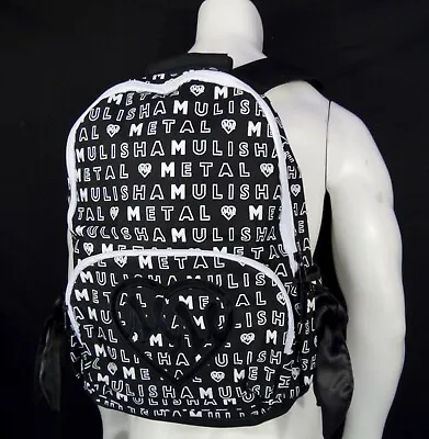 New Metal Mulisha Black Mens Unisex Backpack School Bag BCK-36 • $26.99