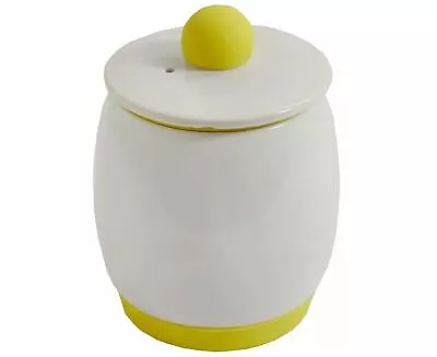 Microwave Egg Cooker Non Stick Pot Scrambler Poacher With Vented Lid Ceramic • £11.29