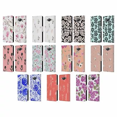 Anis Illustration Flower Pattern 2 Leather Book Wallet Case For Samsung Phones 2 • $38.45