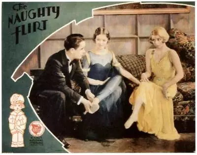 The Naughty Flirt Lobby Card Paul Page Myrna Loy OLD MOVIE PHOTO • $5.79