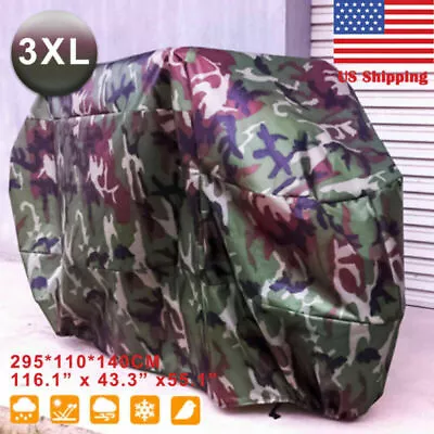 XXXL  Camouflage Motorcycle Cover For Harley Road King Custom Classic • $25.62