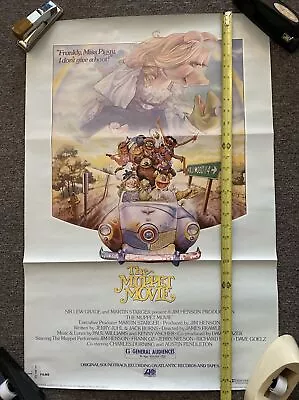 1973 Original “The Muppet Movie” Poster 33“ X 22” Miss Piggy & Muppets • $39.99