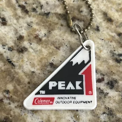 VINTAGE COLEMAN Peak 1 Outdoor Equipment LANTERN KEY CHAIN • $0.99