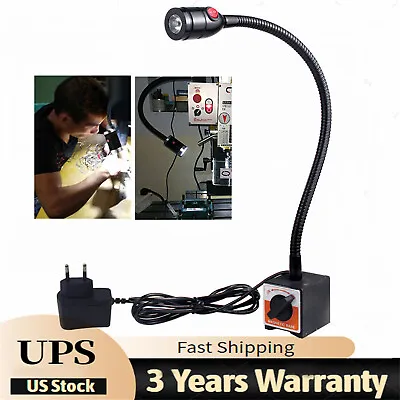 LED Work Light Flexible Gooseneck Lathe Milling CNC Machine Lamps Magnetic Base • $25.53