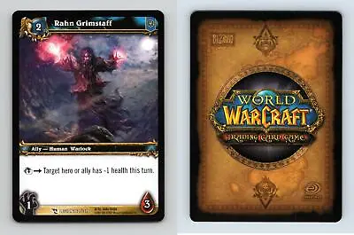 Rahn Grimstaff #162/319 March Of The Legion Common Warcraft 2007 TCG Card • $2.09