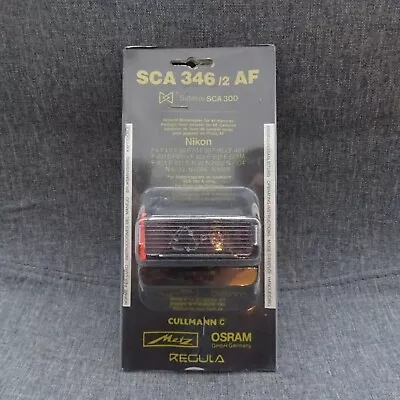 Metz Mecablitz SCA 346/2AF Nikon Dedicated Flash Module - Unopened • £28.95