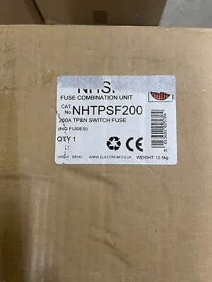 Wylex NHTPSF200 NH 200A 3P-N Fuse Combination Unit • £500