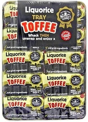 Walkers Toffee  - Original Hazelnut Treacle Liquorice Nutty Brazil And More • £14.84