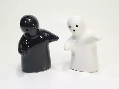 Hugging Ghosts Salt And Pepper Shakers Verdici Design Black And White • $16.10