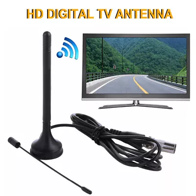 UK Best Portable TV Magnetic Indoor Outdoor HD Freeview Aerial DAB/FM Ariel • £5.99