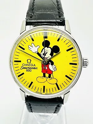 Vintage Omega Seamaster 600 Mickey Mouse 1968 Cal. 601 Stainless Steel 135.011. • $1231.92