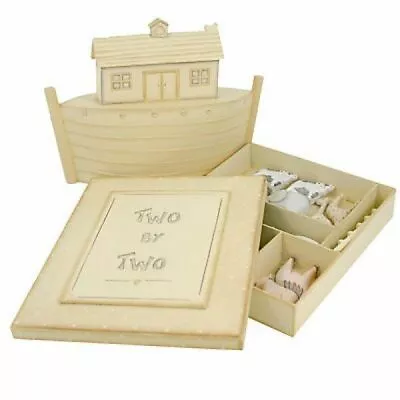 East Of India Noahs Ark Keepsake - Christening Gift - New Born Baby Gift Idea • £63.99