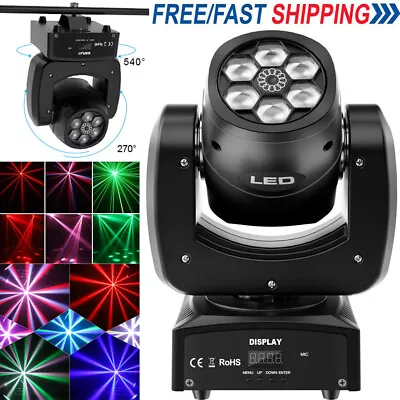 £59.99 • Buy 120W RGBW Beam Stage Lighting LED Moving Head Strobe Light DJ Club Bar Disco DMX