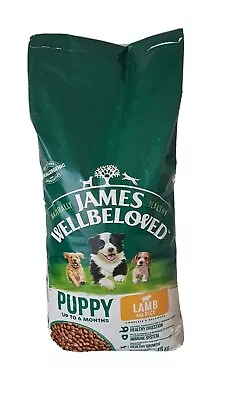 James Wellbeloved Puppy Lamb & Rice 15kg Large Bag Kibble Food • £38