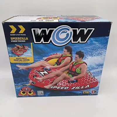 WOW Sports Watersports Speedzilla 2-Person Waterski Towable Tube Brand Boat Lake • $84.99