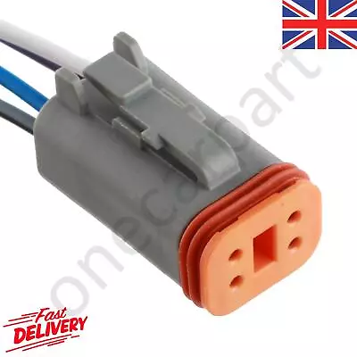 4 Pin Wired Connector FOR Stop Tail Indicator JCB Site Dumper 3T 6T 9T Ton  • £12.76