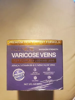 Premium Vein Support Formula Varicose Veins Cream Legs/Spider Veins Exp. 2026 • $14.95