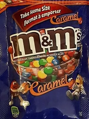 M&M's Caramel Milk Chocolate Candies 185g/6.5oz Bag (Imported From Canada) • $10.50