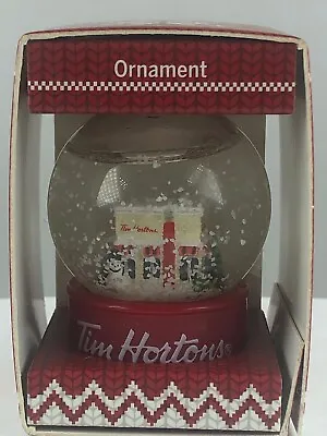 $26.95 • Buy Tim Hortons 2015 Store Cafe Snow Globe Christmas Xmas Tree Ornament Free Ship