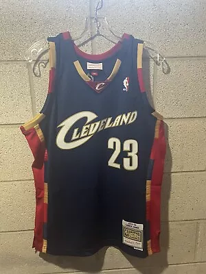 LeBron James #23 Cleveland Cavaliers Medium Blue Mitchell & Ness Jersey • $40