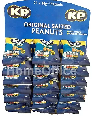 Kp Nuts Salted Peanuts 21 X 50g Packs On Pub Card Carded  • £19.85