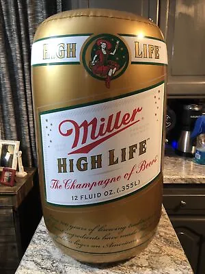 Vintage Miller High Life Large Hanging Inflatable Beer Can • $30