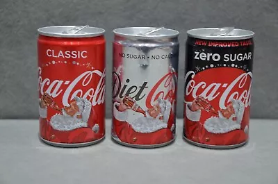 3x 150ml Empty Can Coca Cola ❋ Classic ❋ Diet ❋ Zero ❋ Christmas Truck Tour 2016 • £15