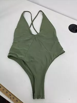 Zaful Women's One Piece Bikini Swimwear Size US 6 Green • $7.20