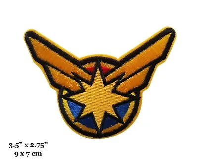 Captain Marvel Superhero Logo Symbol Embroidered Iron On Patch • $4.99