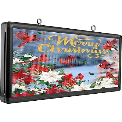 CX PH6 Outdoor LED Scrolling Sign 40'' X 18'' Full Color WiFi + USB Programmable • $470