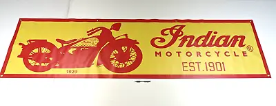 Indian Motorcycle '29 Vintage Style Dealer Shop Banner Sign • $79