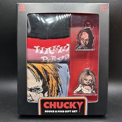 Chucky Socks & Pins Gift Set • $29.99