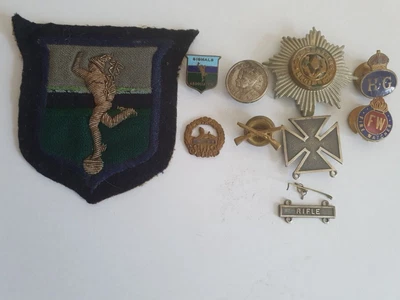 £12 • Buy Military Home Guard Firewatcher Pin Badges Signals Patch Job Lot