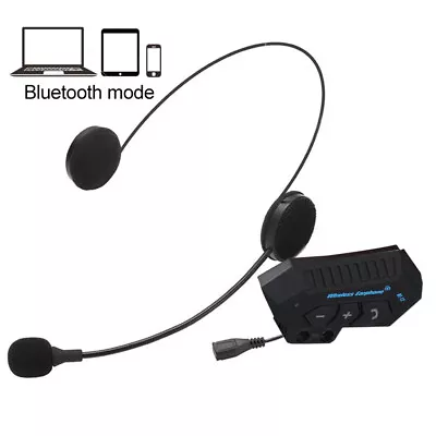 Motorcycle Helmet Headset Wireless Bluetooth Headphone Speaker Hands-Free BT8 • $28.99