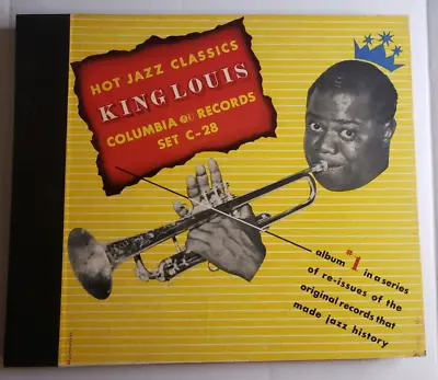 $69.75 • Buy Louis Armstrong 78rpm Set Columbia Records #C-28 King Louis – Hot Jazz Classics 