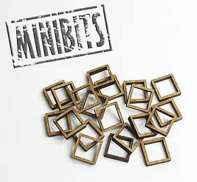 Wargames Hit Marker MDF Dice Frames - Single Frames - Various Sizes • £2.30