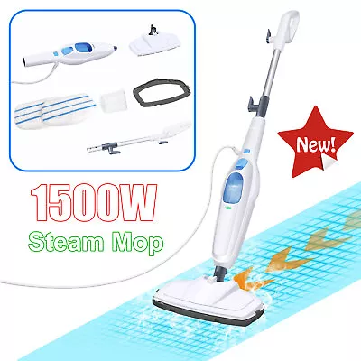 NEW Steam Cleaner Mop Detergent Floor Cleaner Upright Sanitise Floors 1500 W • £37.70