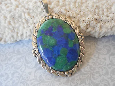 Large Kabana Sterling Silver Azurite Pendant   504281 • $129