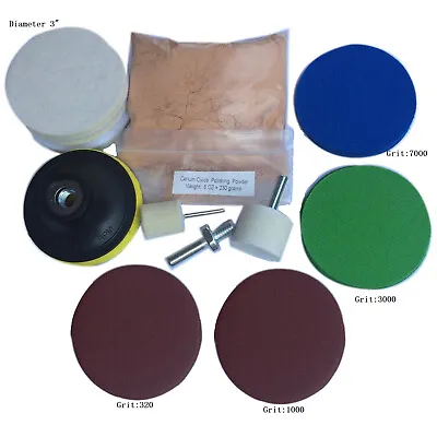 3  Windshield Scratch Removal Glass Polishing Kit Windscreen Repair Kit • $29.80