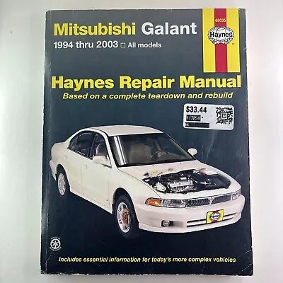 Haynes 68035 Mitsubishi Galant 1994 Thru 2003 All Models Shop Repair Manual • $12.99