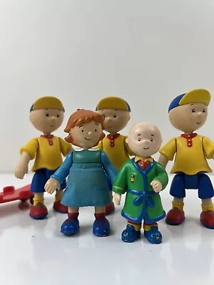 Vintage Rare Lot Of 5 Calliou PBS Characters Lot Calliou & Rosie Toys Figures • $28