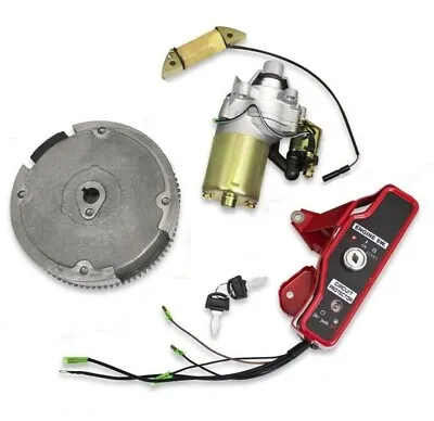 Electric Start Kit Fits Honda GX160 GX200 5.5HP 6.5HP Starter Motor Flywheel • $71.99