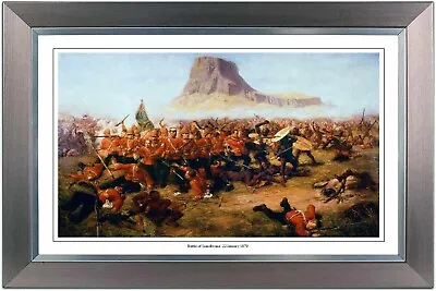 Battle Of Isandlwana Zulu War Framed Print 15 X 10 Inch • £27.99