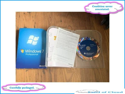 £63.99 • Buy Microsoft Windows 7 Professional 32/64 Bit DVD Original Full Ver + Product Key